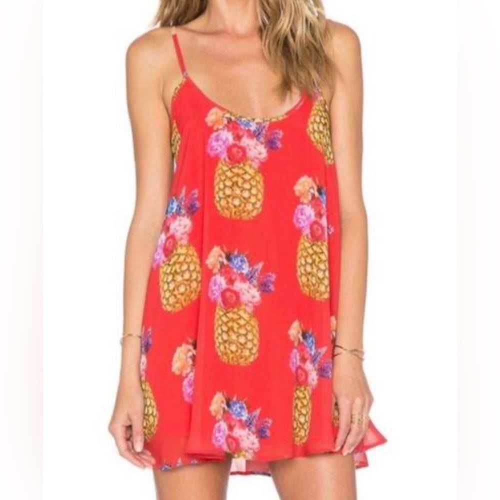 Show Me Your Mumu Pineapple Dress - small
